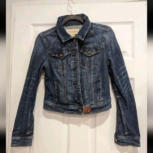 PILCRO & THE LETTERPRESS Denim JEAN JACKET SMALL WOMEN'S Anthropology
